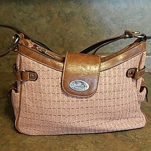 🎀Clearance🎀 LIKE NEW. Rosetti- peach weave w brown leather